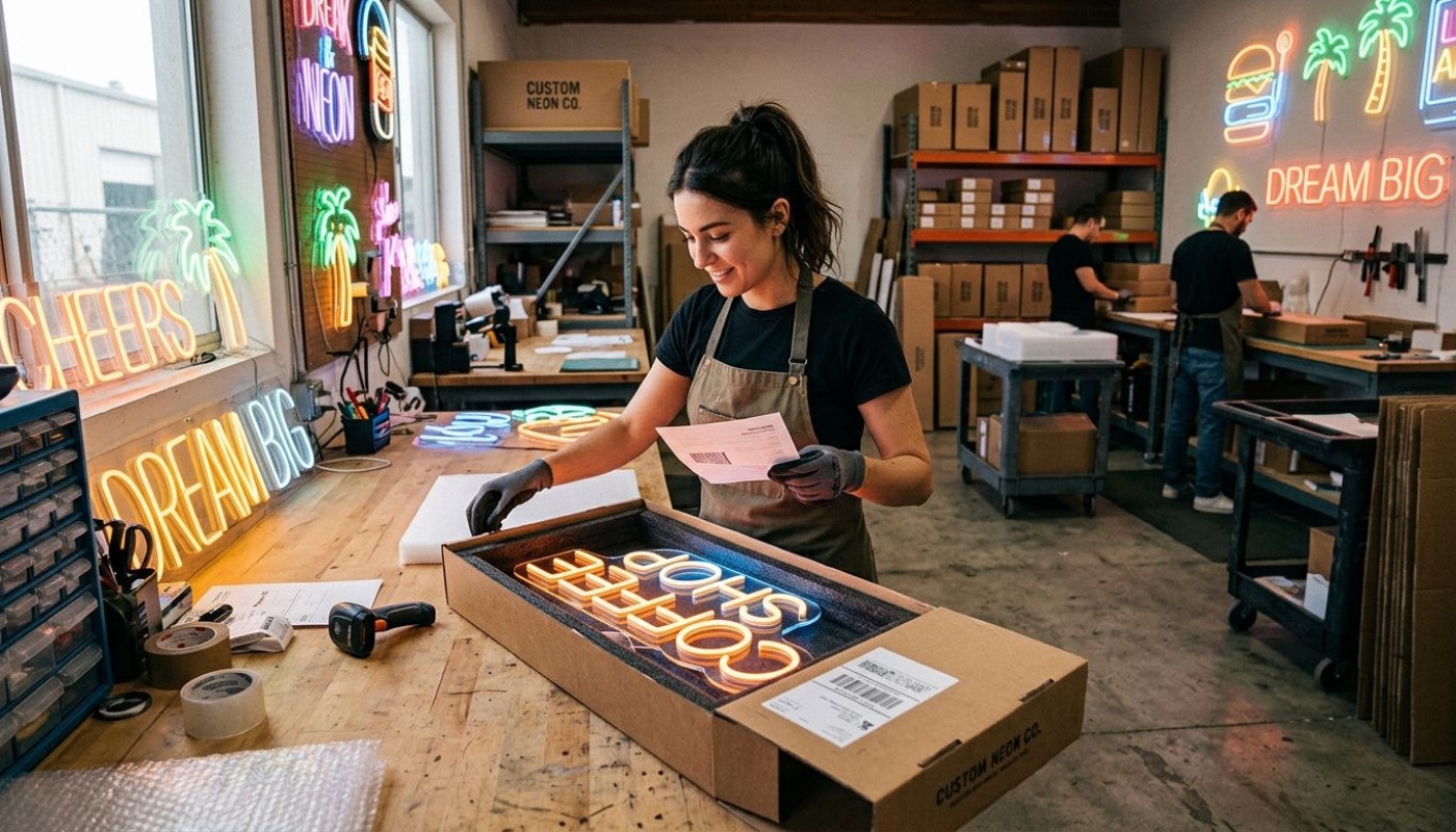 Stratégies de livraison rapide pour les commandes personnalisées de néons led